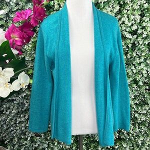 Claudia Nichole Open Front 100% Cashmere Cardigan NEW